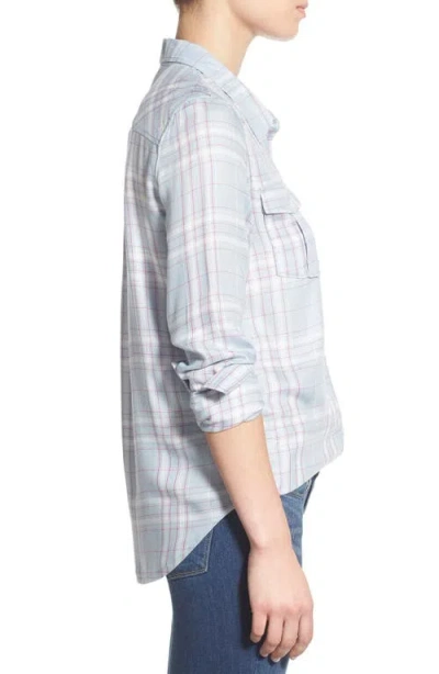 Paige 'mya' Plaid Shirt In Blue