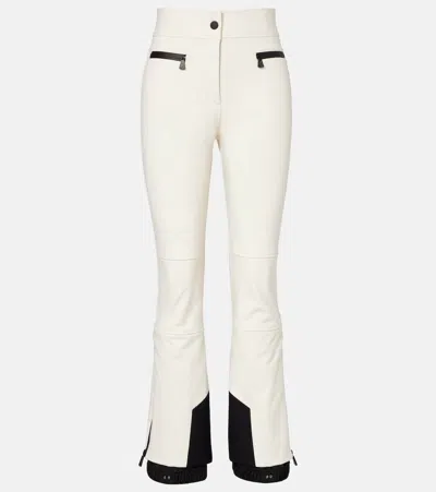 Moncler Slim Ski Pants In White