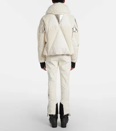 Moncler Slim Ski Pants In White
