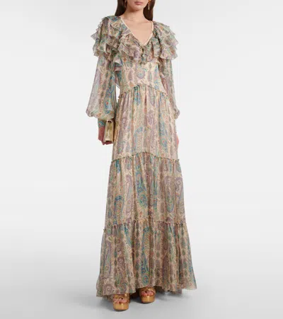 Gianvito Rossi Rita 70 Metallic Leather Platform Sandals In Gold