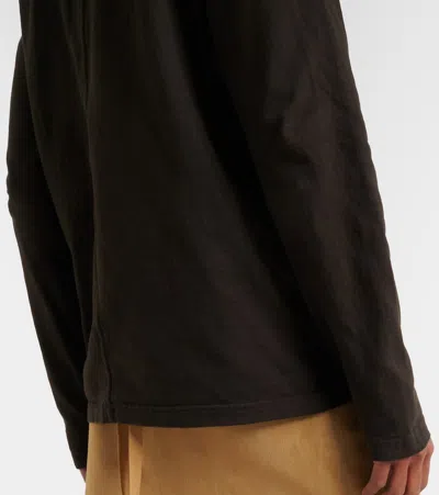 The Row Amia Cotton Jersey T-shirt In Green