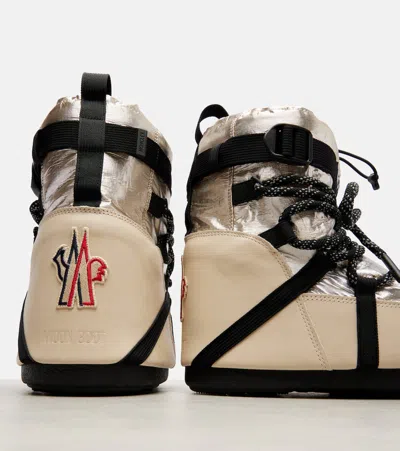 Moncler X Moon Boot Icon Low Padded Snow Boots In Multi