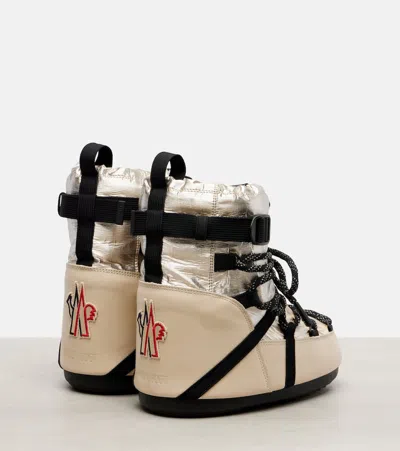 Moncler X Moon Boot Icon Low Padded Snow Boots In Multi