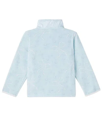 Bogner X Loveshackfancy Jette Fleece Jacket In Blue