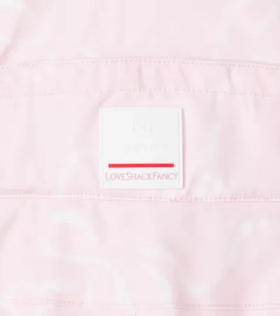 Bogner X Loveshackfancy Yuki Printed Ski Salopettes In Black