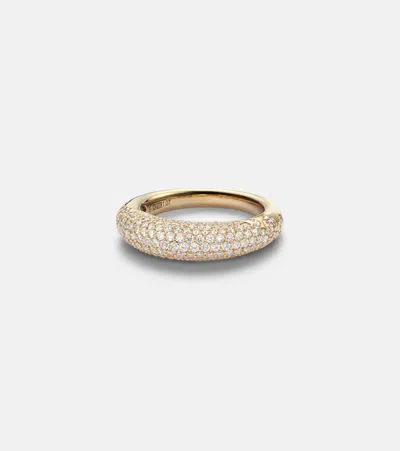 Engelbert New York 66 Medium 18kt Gold Ring With Diamonds In Gold