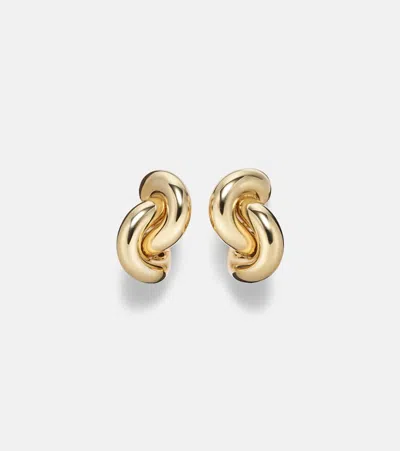 Engelbert Legacy Knot Big 18kt Gold Earrings In Gold
