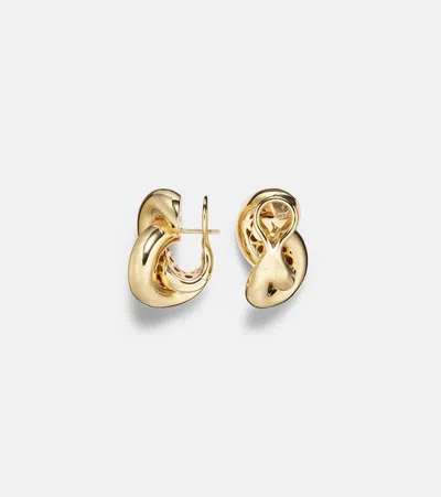 Engelbert Legacy Knot Big 18kt Gold Earrings In Gold
