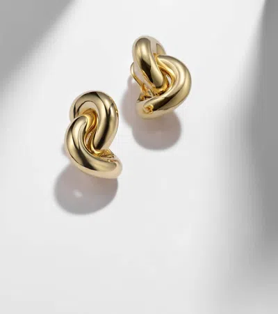 Engelbert Legacy Knot Big 18kt Gold Earrings In Gold