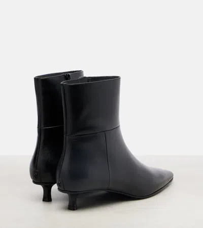 Jimmy Choo Lory 35 Leather Ankle Boots In Black