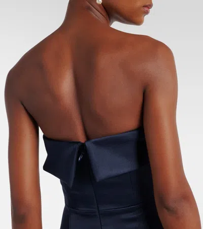 Rachel Gilbert Laira Embellished Cocktail Dress In Blue