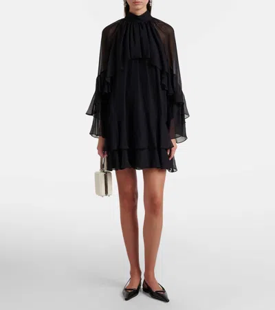 Self-portrait Micro Croc-effect Embellished Leather Tote Bag In White