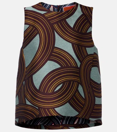 La Doublej La Scala Jacquard Top In Multi