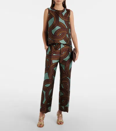 La Doublej La Scala Jacquard Top In Multi