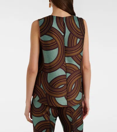 La Doublej La Scala Jacquard Top In Multi