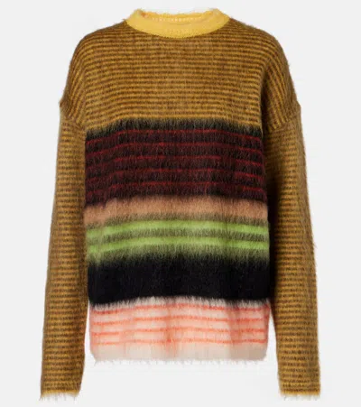 La Doublej Berra Mohair-blend Sweater In Multi