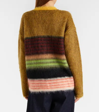 La Doublej Berra Mohair-blend Sweater In Multi