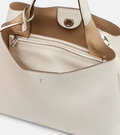 Tod's Apa Medium Leather Tote Bag In Sand