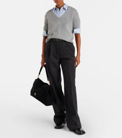 Jardin Des Orangers Wool And Cashmere Sweater In Gray