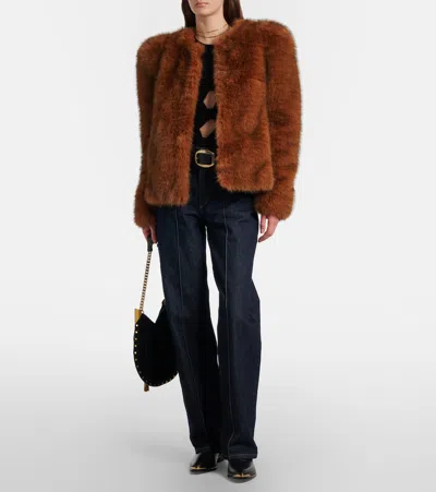 Isabel Marant Bahria Jacket In Brown