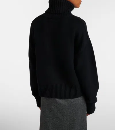Extreme Cashmere N°434 Cashmere Turtleneck Sweater In Black
