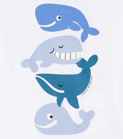 Stella Mccartney Baby Printed Cotton Jersey T-shirt In White