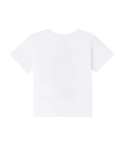Stella Mccartney Baby Printed Cotton Jersey T-shirt In White