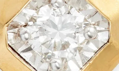 Monica Vinader Lab Grown Diamond Stud Earrings In Gold