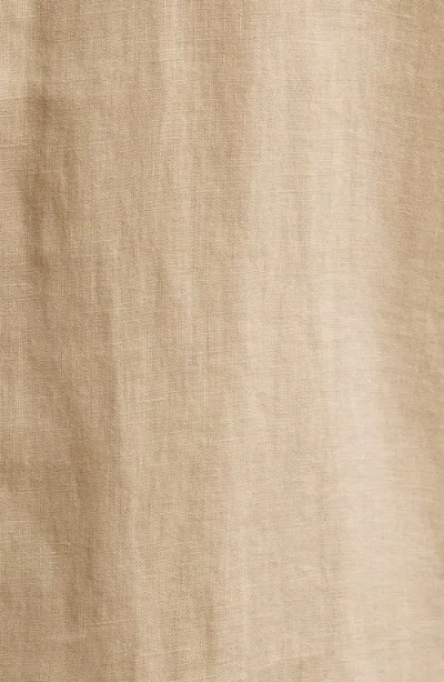 Polo Ralph Lauren Solid White Linen Button-down Shirt In Neutral