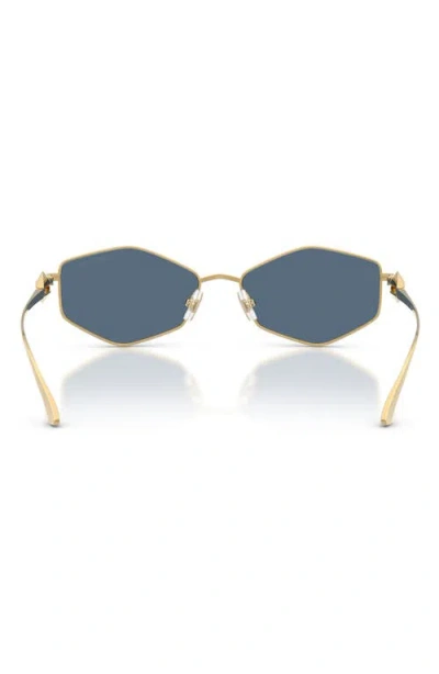 Jimmy Choo Zoey 55mm Geometric Sunglasses In Gold
