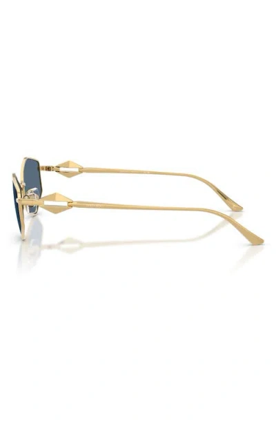 Jimmy Choo Zoey 55mm Geometric Sunglasses In Gold