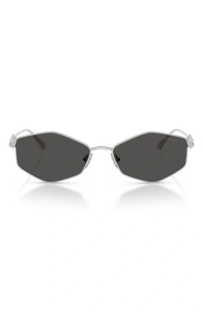Jimmy Choo Zoey 55mm Geometric Sunglasses In Gray