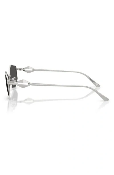 Jimmy Choo Zoey 55mm Geometric Sunglasses In Gray
