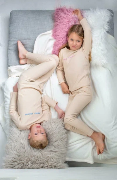 Noggiwear Sweet Dreams Loungewear Set In Brown