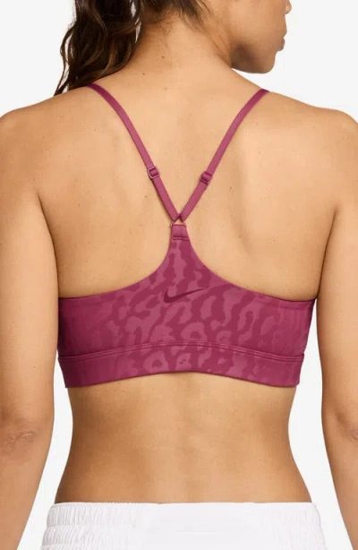 Nike Dri-fit Racerback Sports Bra In Pink