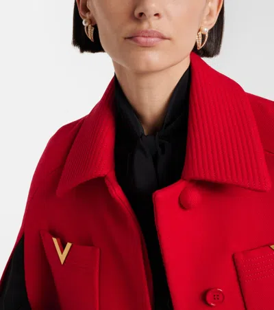 Valentino Je Les V Embellished Earrings In Gold