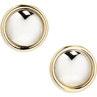 Jacquemus Round Drop Earrings In Gold