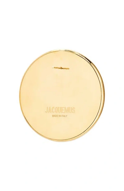 Jacquemus Round Drop Earrings In Gold
