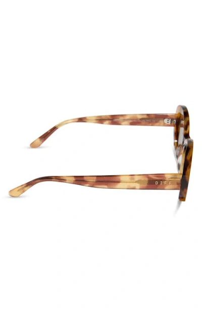 Diff Lainey 52mm Oval Sunglasses In Brown