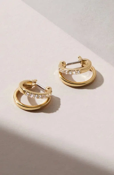 Ana Luisa Toda Double Hoop Earrings In Gold