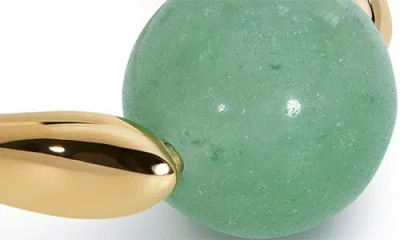 Monica Vinader X Kate Young Round Stone Ring In Gold