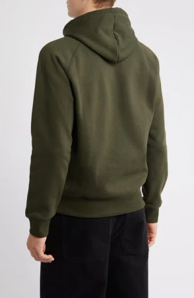 Carhartt Work In Progress Chase Fleece Hoodie In Green