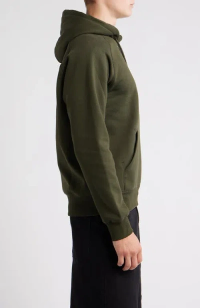 Carhartt Work In Progress Chase Fleece Hoodie In Green