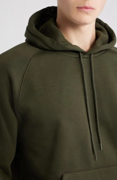 Carhartt Work In Progress Chase Fleece Hoodie In Green