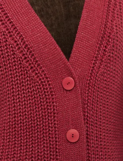 Joseph Cirrus Wool Cashmere Cardigan In Pink
