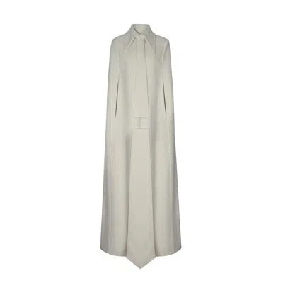 Vestiaire D'un Oiseau Libre Women's White Maxi Cashmere Coat In Brown