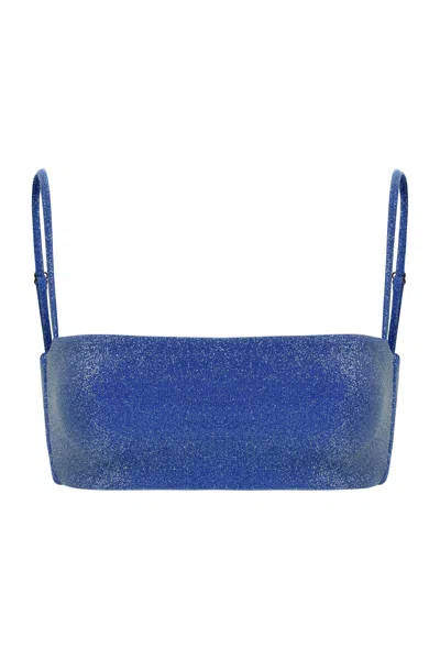 Soirée Miami Beach Women's Blue Ella Bikini Top In Blue