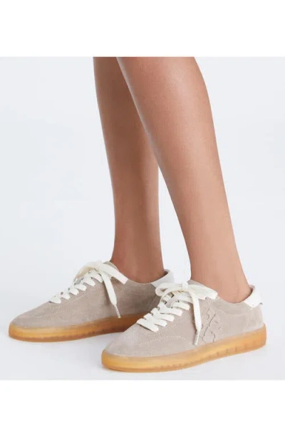Tory Burch Phoenix Sneaker Contrast Heel Tab Rubber In Neutral