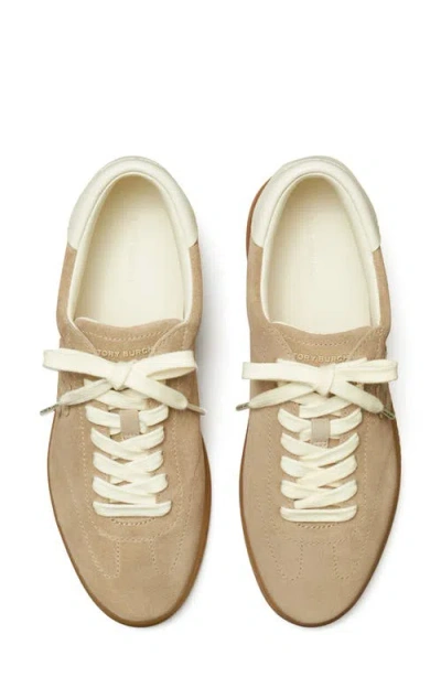 Tory Burch Phoenix Sneaker Contrast Heel Tab Rubber In Neutral