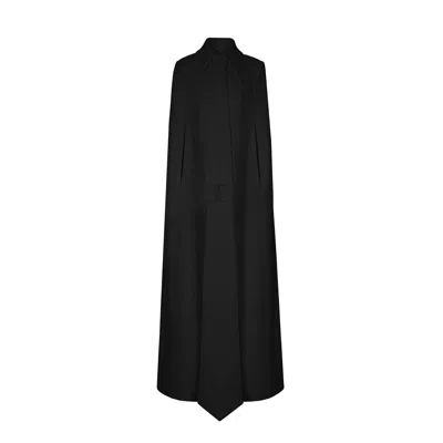 Vestiaire D'un Oiseau Libre Women's Black Maxi Cashmere Coat In Black
